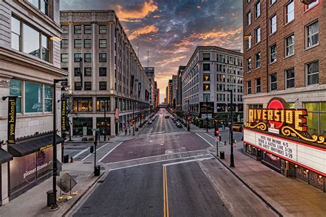 Sunset On The Avenue Photograph By Randy Scherkenbach Fine Art America