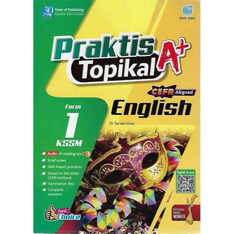 Praktis Topikal A English Form Kssm Cefr Aligned