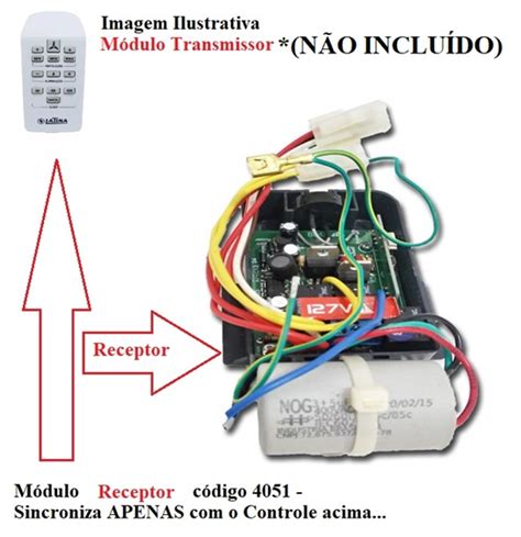 M Dulo Receptor Para Controle Remoto Latina V C Cap Uf Luz Azul