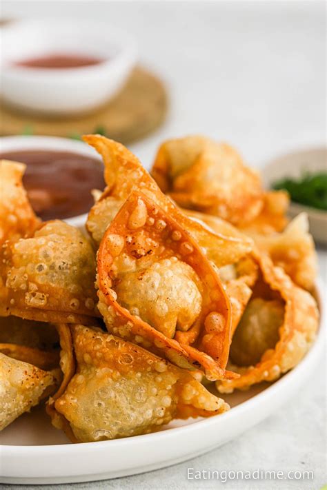 Fried Wonton Eating On A Dime