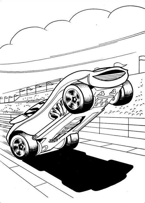 Imprimir Para Colorir E Pintar O Desenho Hot Wheels