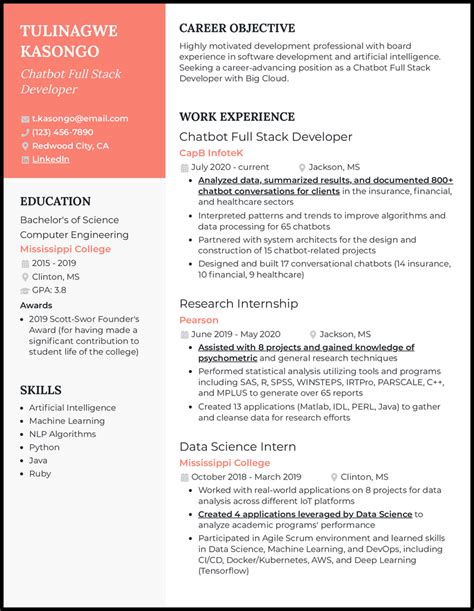 13 Real Full Stack Developer Resume Examples That Worked In 2025