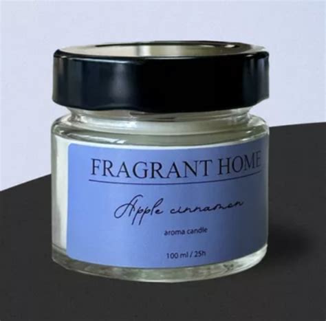 Свеча Ароматическая FRAGRANT HOME в банке Apple Cinnamon | отзывы
