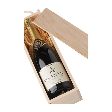 Corporate Branded Prosecco In Wooden Presentation Box