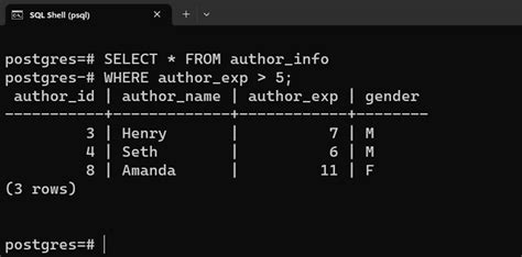 How To Query Data From A Specific Table In Postgresql Commandprompt Inc