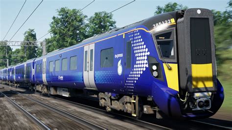 First Look At Scotrail Express Edinburgh To Glasgow With The Class 385 Train Sim World 3