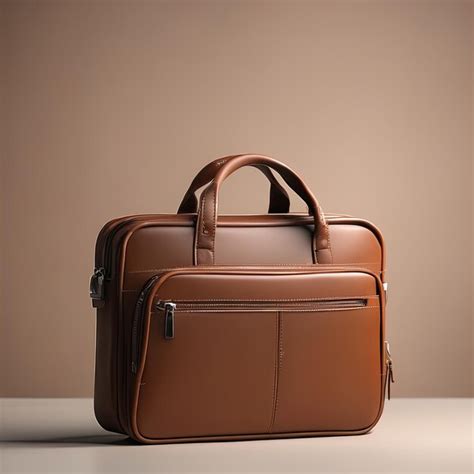 Premium Photo | Brown leather bag on a brown leather casebrown leather ...