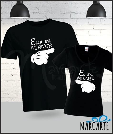 Camisetas Para Parejas Vinilo Textil Marcarte