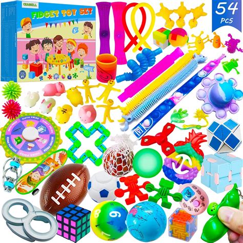 Fidget Toy Pack 54 Pcs Stress Relief Sensory Toy For