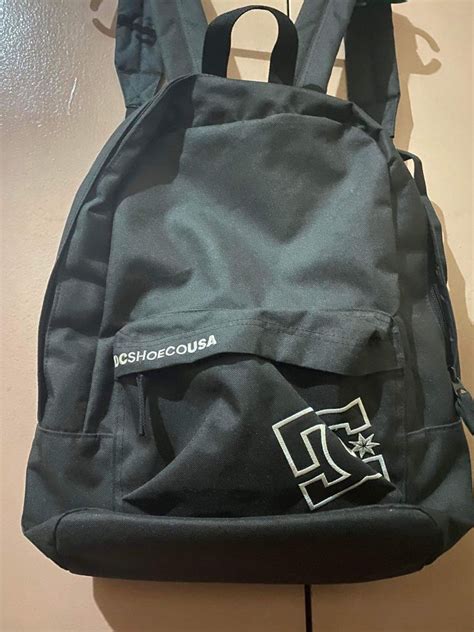 DC Black Backpack, Men's Fashion, Bags, Backpacks on Carousell