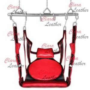 Real Leather Exclusive Sex Swing BDSM Bondage Leather Sex Swing