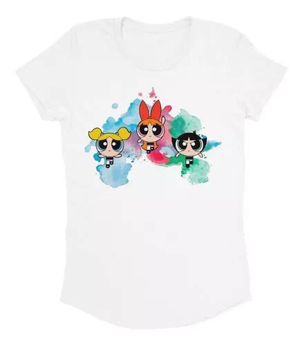 Playera Blusa Chicas Superpoderosas Acuarela Mercadolibre