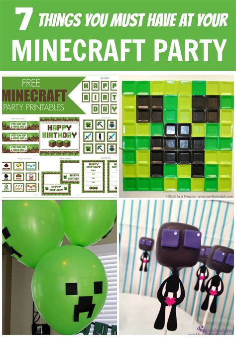 7 Things You Must Have at Your Minecraft Party | Catch My Party