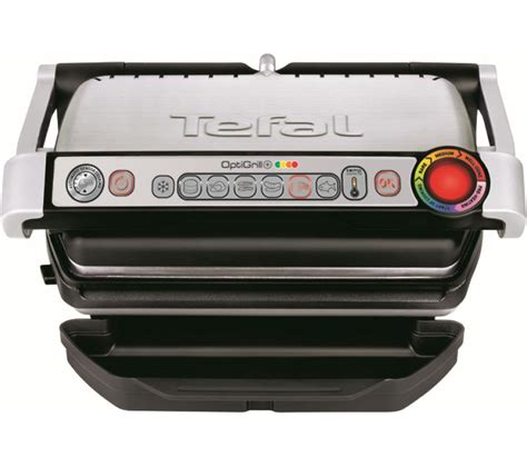 Buy TEFAL OptiGrill GC713D40 Health Grill Stainless Steel Free