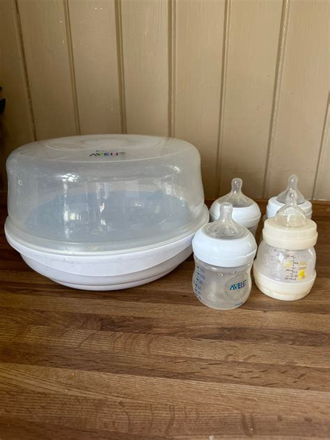 phillips avent sterilisator + 4 flasker | FINN torget