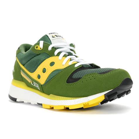 Saucony Men's Azura Green/Yellow Running Shoes S7043710 - WOOKI.COM