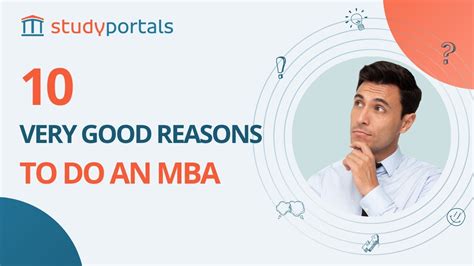 Very Good Reasons To Do An Mba Youtube