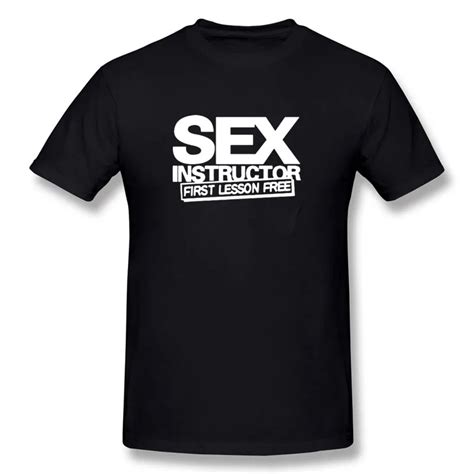 2022 Summer Sex Instructor Funny Creative Mens Cotton Men T Shirt