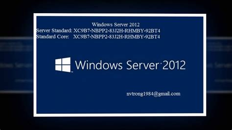 Keys For Windows Server 2012 R2 Youtube