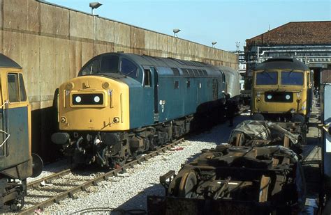 Br Class 40 40157 Crewe Works Br Class 40 40157 Crewe Wo Flickr