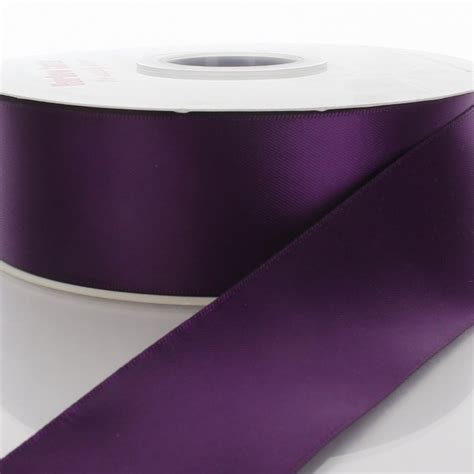 3 Double Faced Satin Ribbon 285 Plum 25yd Michaels