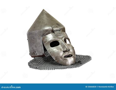 Iron Mask Stock Photo Image Of Steel Helmet Armour 33666820