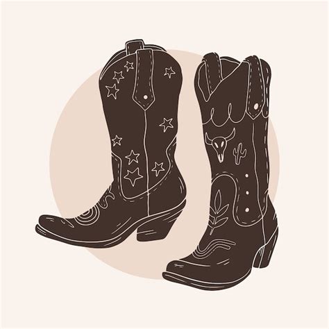 Cowgirl boots clipart Vectors & Illustrations for Free Download | Freepik