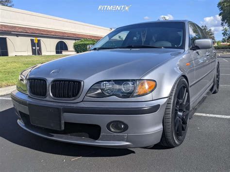 2004 Bmw 330i Base With 18x85 Anovia Elder And Hankook 235x40 On Coilovers 2244514 Fitment