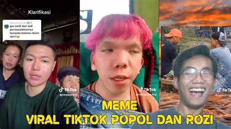 Meme Ekslusif Drama Popo Rozi Viral Di Tiktok Klarifikasi React Meme