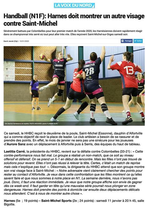 PRESSE Harnes Handball Club