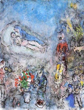 Musiciens Et Amoureux By Marc Chagall On Artnet