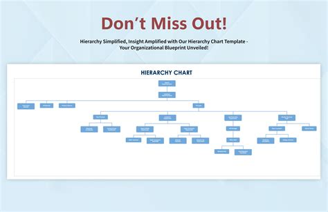 Hierarchy Chart Template in Excel, Google Sheets - Download | Template.net