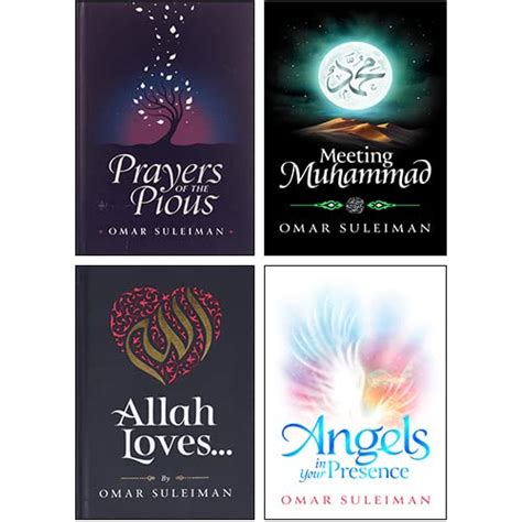 Omar Suleiman 4 Books Collection Set Prayers Of The Pious Allah Loves