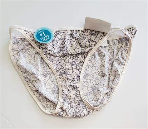 Vanity Fair 18108 Illumination String Bikini Panties 8 Tranquil Lace Print For Sale Online EBay