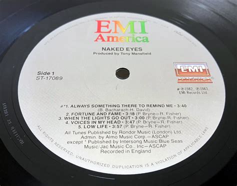 Yahoo オークション S123307 US盤 NAKED EYES ネイキッドアイズ LP