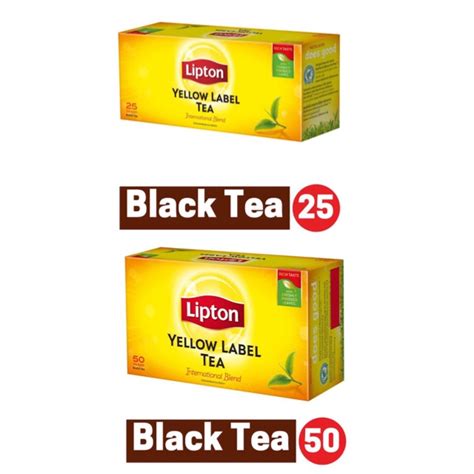 Lipton Yellow Label Tea Black Tea 25 Bags 50 Bags Shopee Philippines