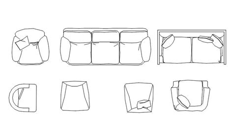 321 Seater Sofa Cad Blocks In Autocad Dwg File Cadbull