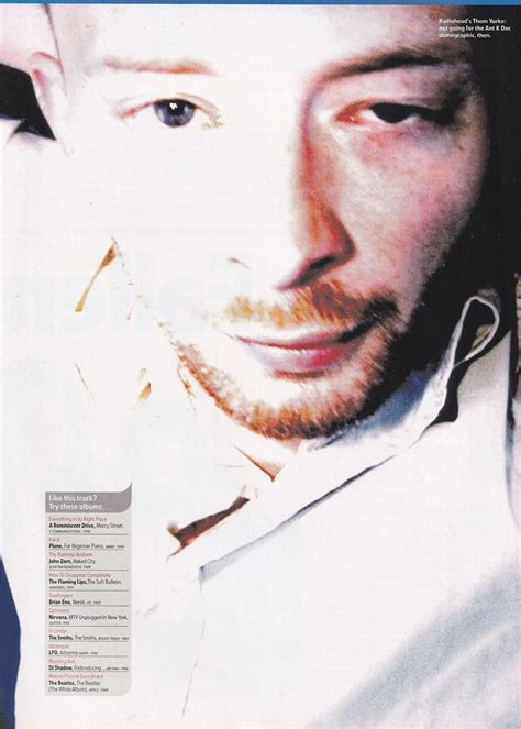 Original Vintage Mini Poster Magazine Clipping Thom Yorke Radiohead