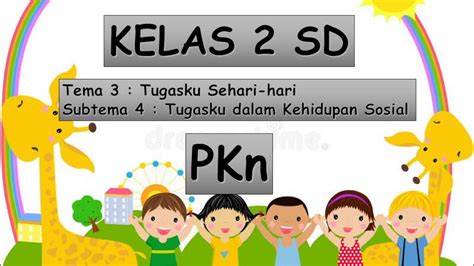 Tema Subtema Muatan Pkn Kelas Sd Youtube