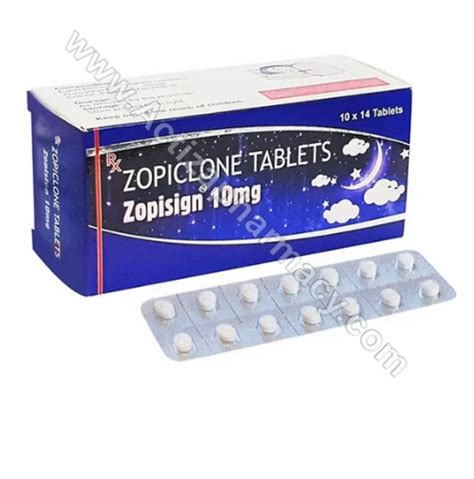 Zopisign 10 Mg Tablets At Rs 216 Stripe Zopiclone In Surat ID