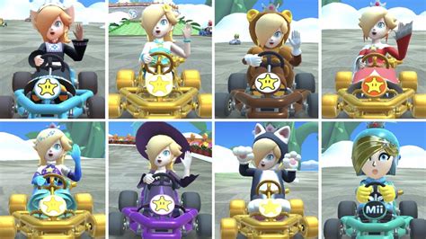 All Rosalina Characters In Mario Kart Tour Youtube