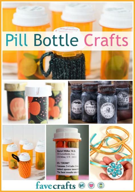 Recycled Crafts Reuse Pill Bottle Crafts Reuse Pill Bottles 15 Ideas