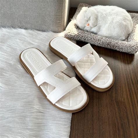 Dép nữ quai ngang Dép le nữ quai chữ Z hot trend Shopee Việt Nam