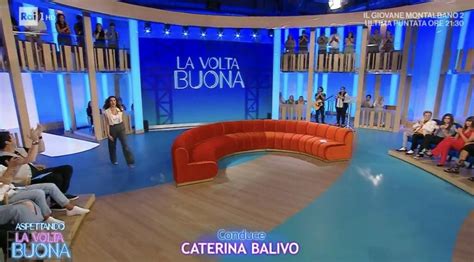 La Volta Buona Le Prime Parole Della Balivo Che Mostra Il Nuovo Studio