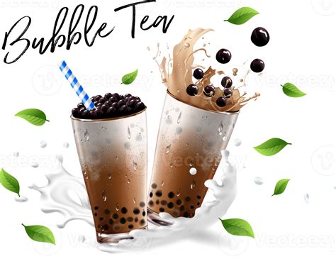 Bubble Milk Tea Pearl Milk Tea Png 15724021 Png