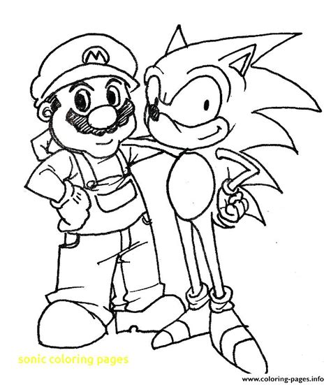 Sonic And Friends Coloring Pages at GetDrawings | Free download