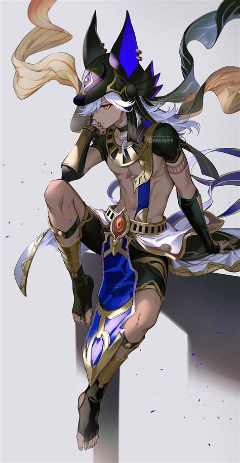 Anubis Cyno (by @darkavey) : r/GenshinGays