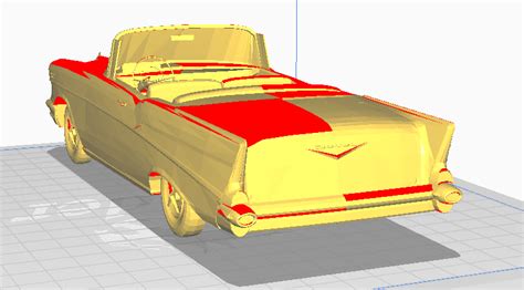 Stl File Chevrolet Bel Air 1957 🚙 ・3d Printable Model To Download・cults