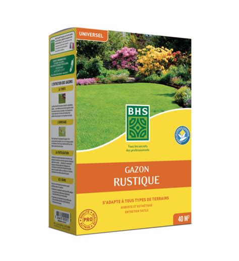 Gazon Rustique BHS Origine France La Halle Aux Plantes