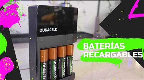 Bater As Recargables Duracell Youtube